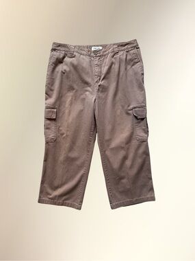 Cherokee Brown Cargo Pants with Side Flap Pockets